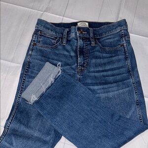 J. Crew Vintage Straight Blue Ankle Jeans